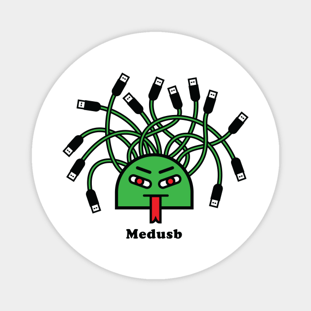 Medusb Magnet by IanSullivanCant